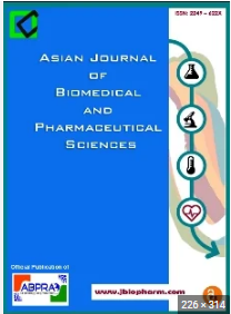 Asian Journal of Biomedical and Pharmaceutical Sciences