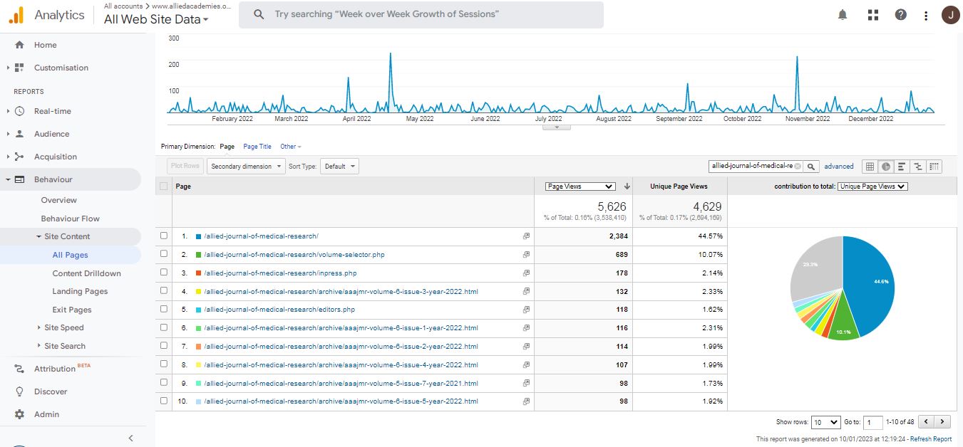 Visitor Analysis Report