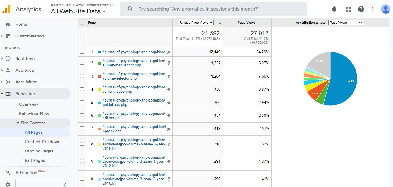 Visitor Analysis Report