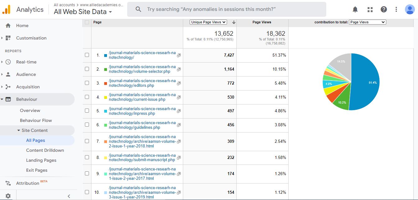 Visitor Analysis Report