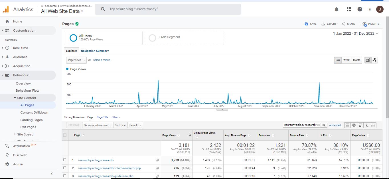 Visitor Analysis Report