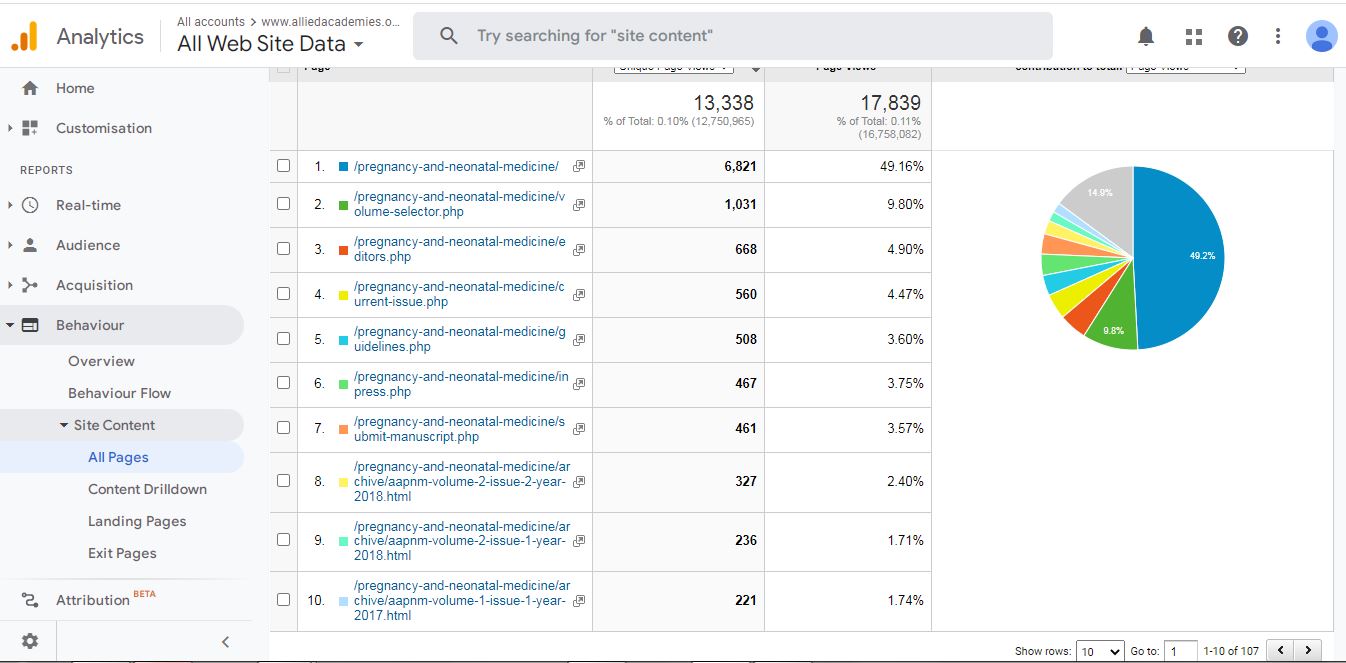 Visitor Analysis Report