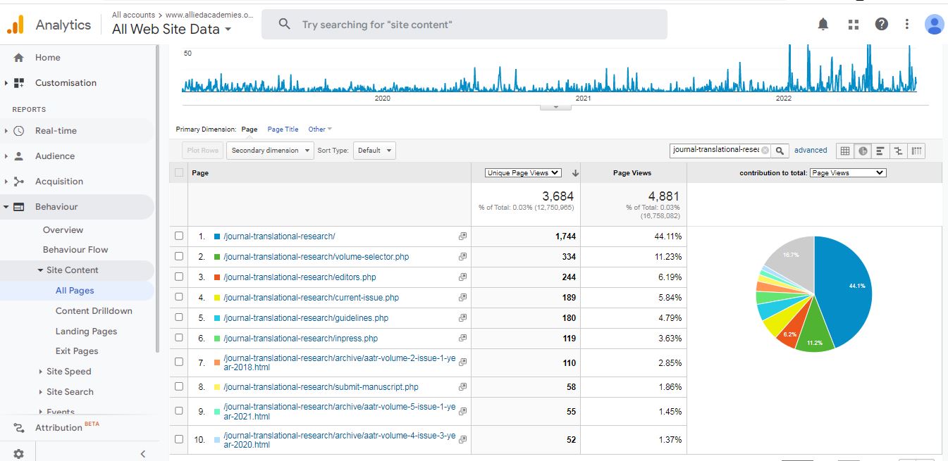 Visitor Analysis Report