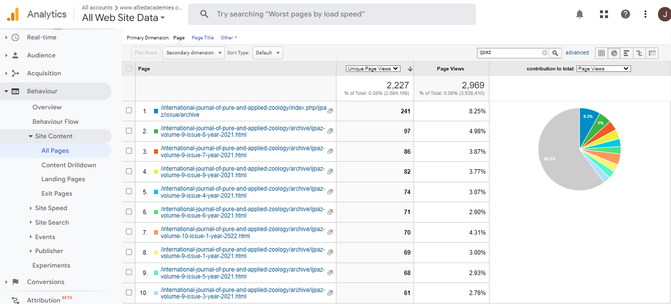 Visitor Analysis Report